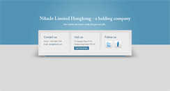Desktop Screenshot of nikado.com